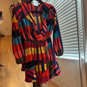 Express ruffle dress